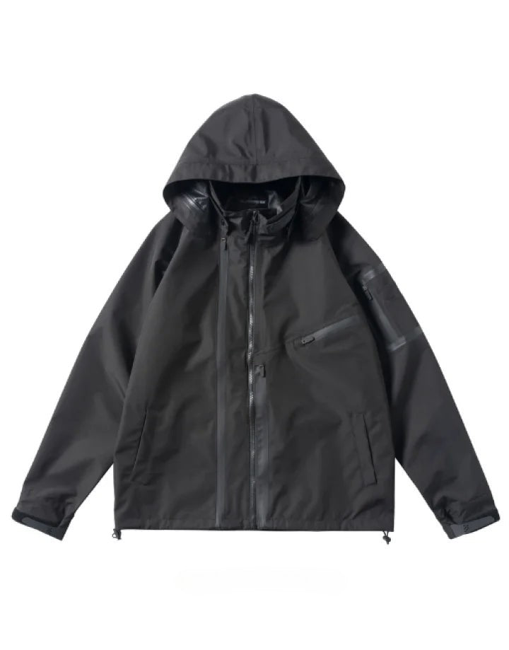 Shop and buy Black Tactical hooded Jacket