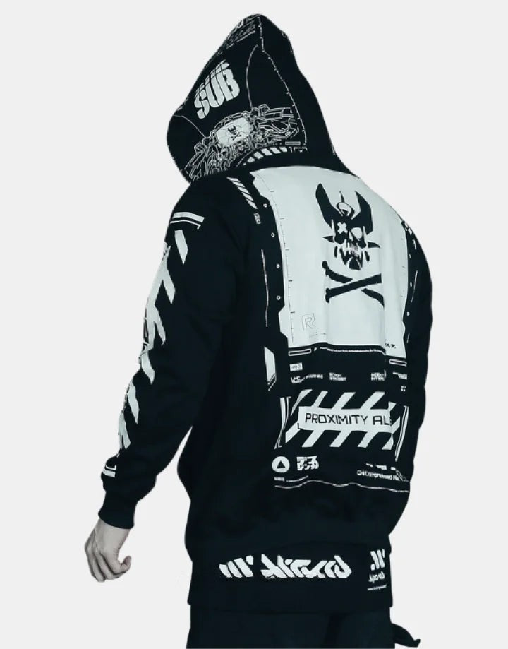 shop and buy Shinjū Protocol 真銃プロトコル Cyperpunk Hoodie