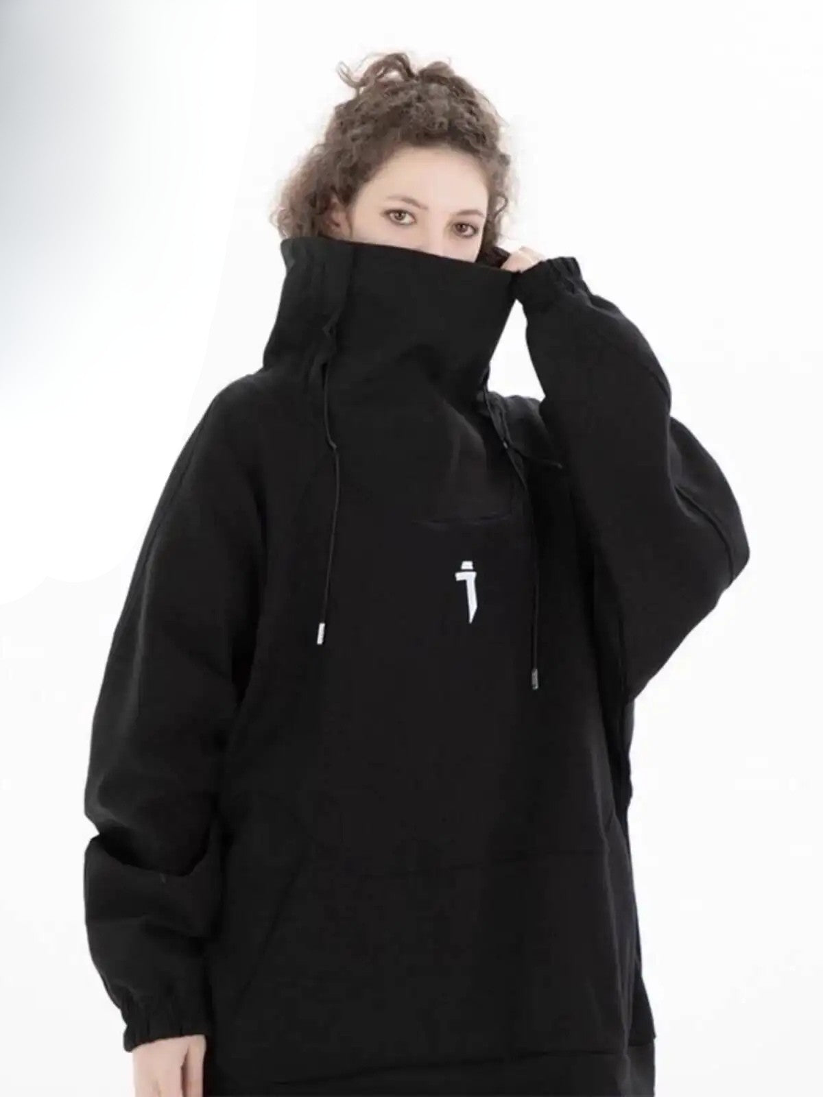 shop and buy high turtleneck hoodie