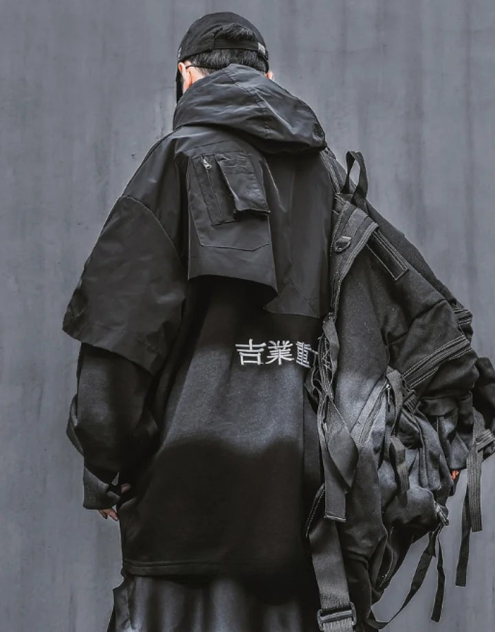 shop and buy Kurosenshi 黒戦士 Urban Cyperpunk Hoodie