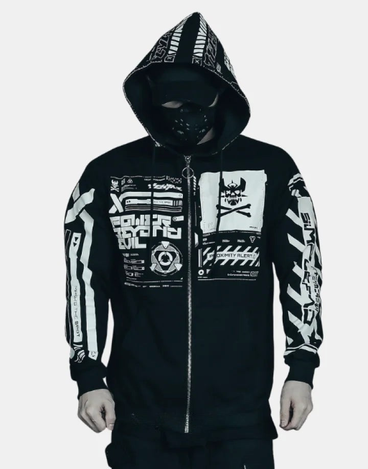 shop and buy Shinjū Protocol 真銃プロトコル Cyperpunk Hoodie