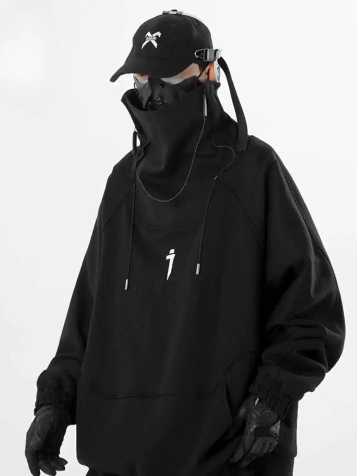 shop and buy high turtleneck hoodie