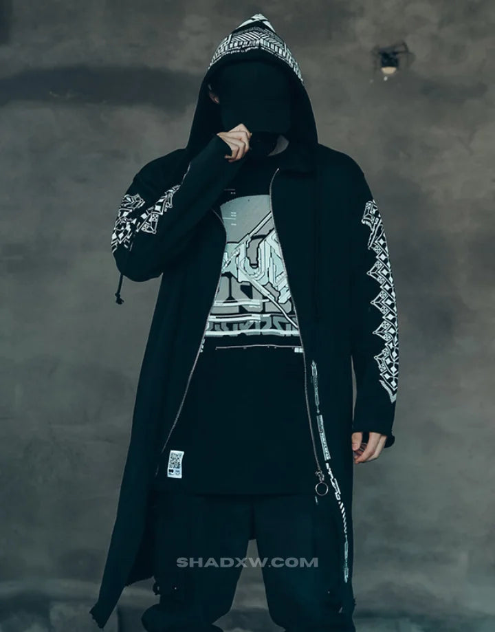 shop and buy KAGE.09 (影) – Shadow.09 Cyperpunk Hoodie
