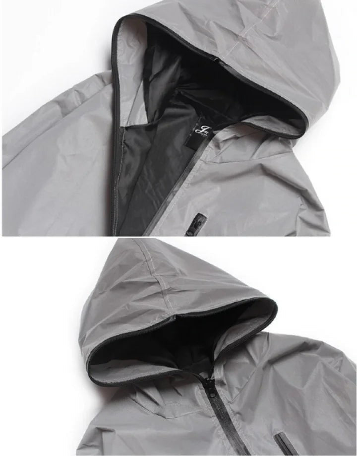 shop and buy reflective streetwear jacket windbreaker