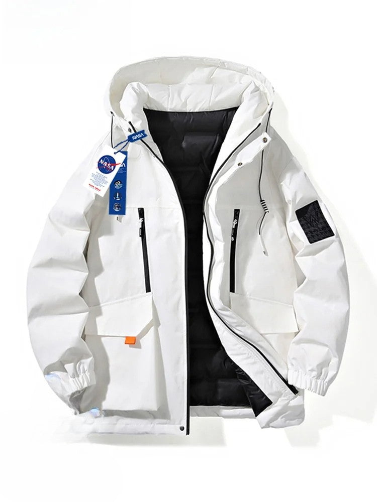 shop and buy quilted jacket in white