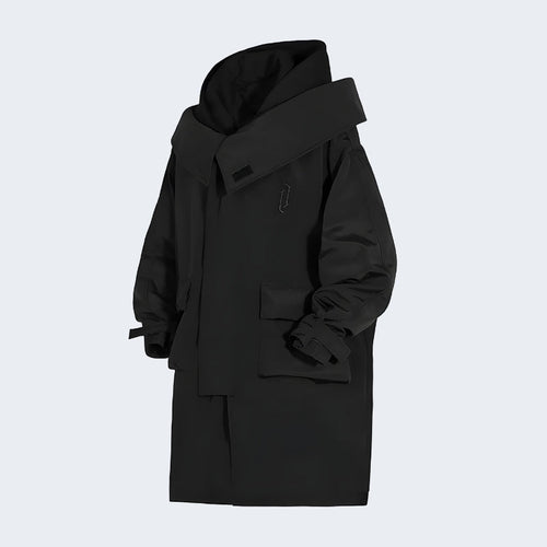 shop and buy Techwear Anorak Longline Jacket