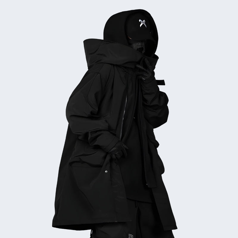 shop and buy Techwear Anorak Longline Jacket