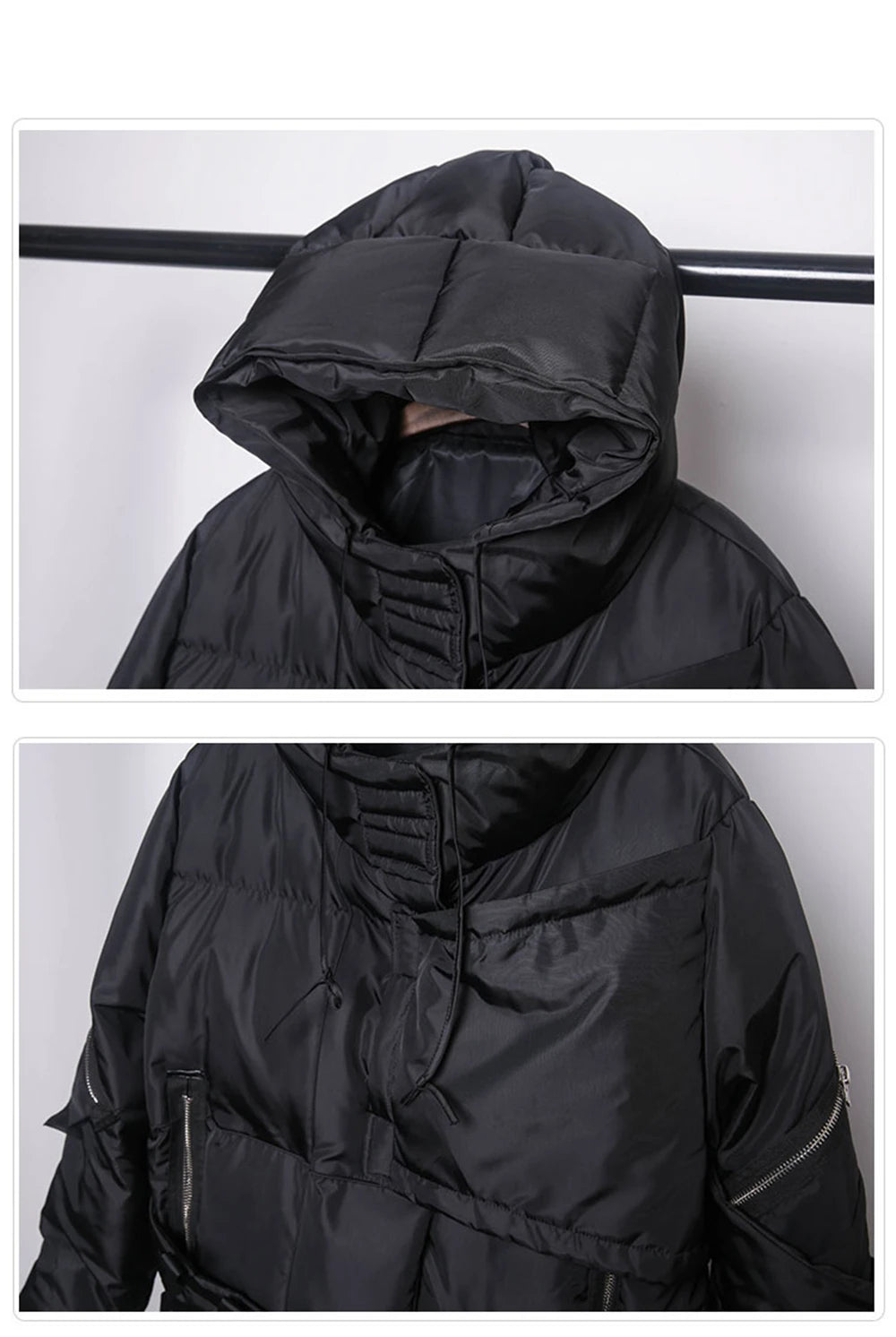 shop and buy Shin'en (深淵) – The Abyss Tactical Longline Puffer Jacket