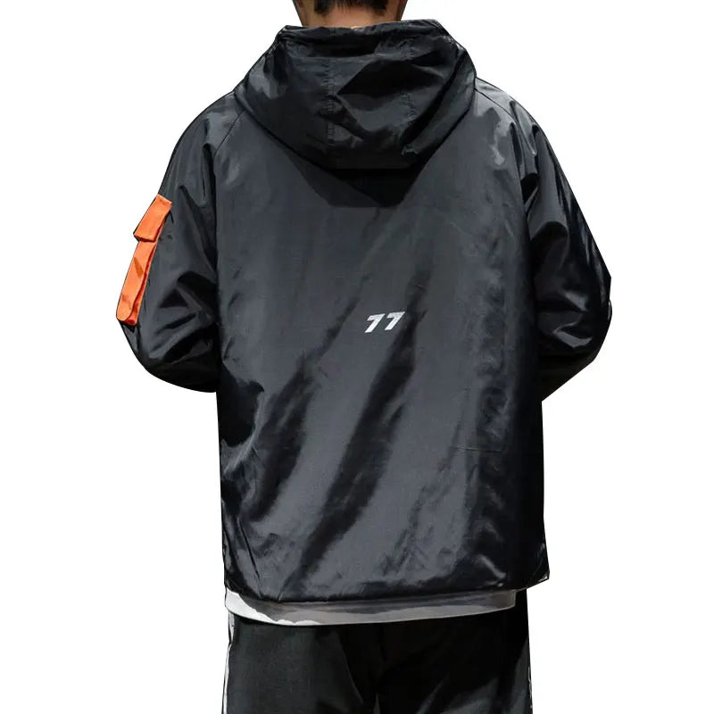 Shop and buy summer/winter Neon Fang Techwear Windbreaker with sidepocket