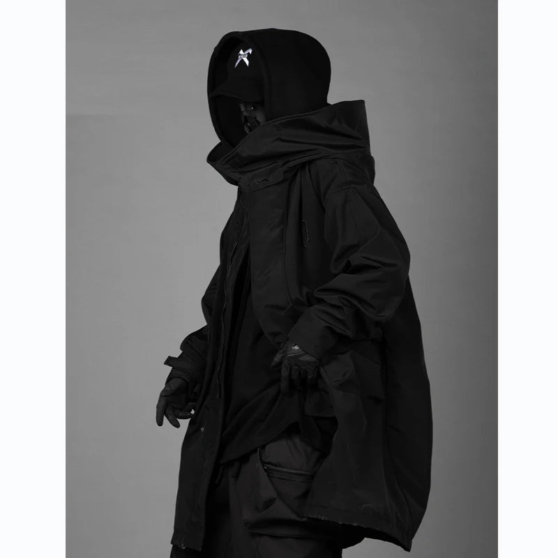 shop and buy longline techwear jacket