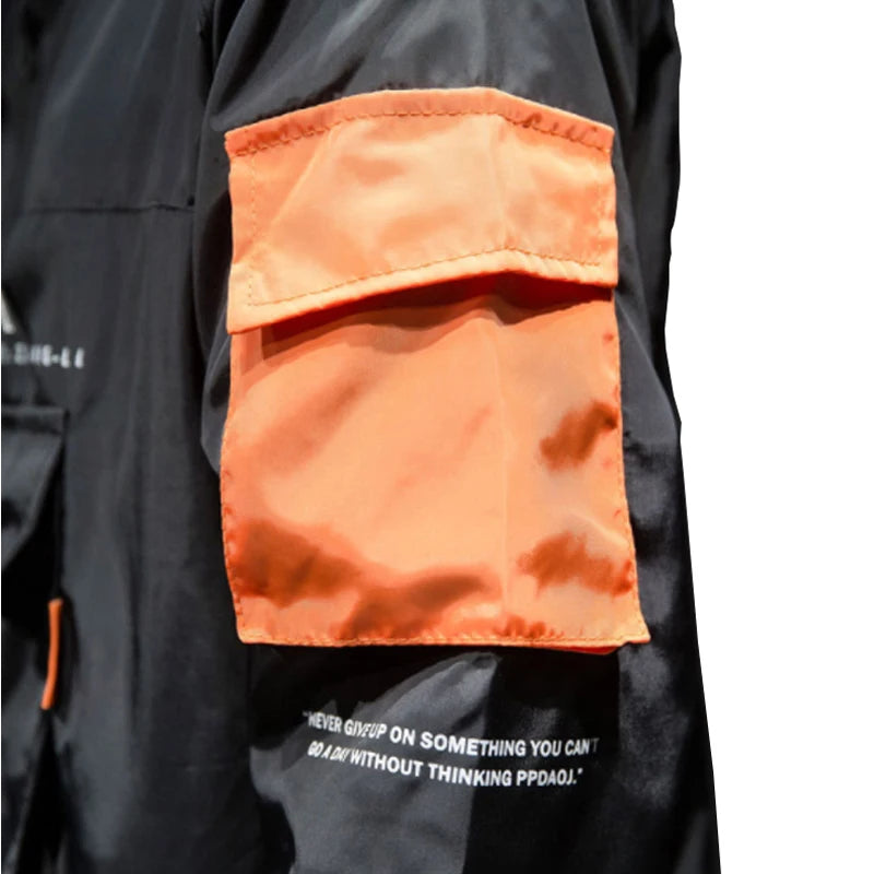 Shop and buy summer/winter Neon Fang Techwear Windbreaker with sidepocket