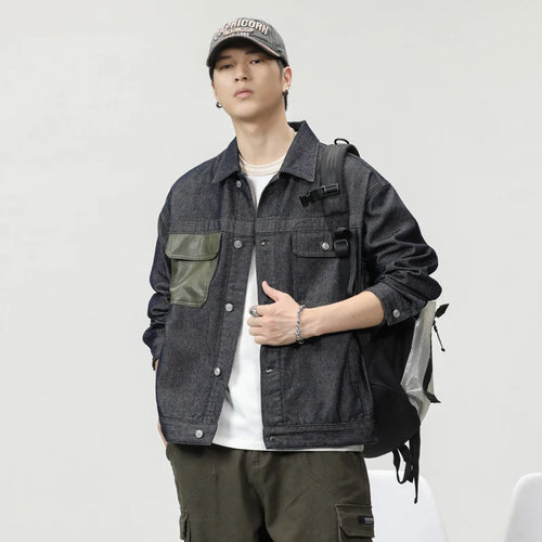 shop and buy Cargo Denim Jacket
