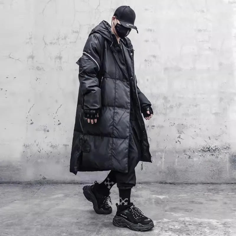 shop and buy Shin'en (深淵) – The Abyss Tactical Longline Puffer Jacket
