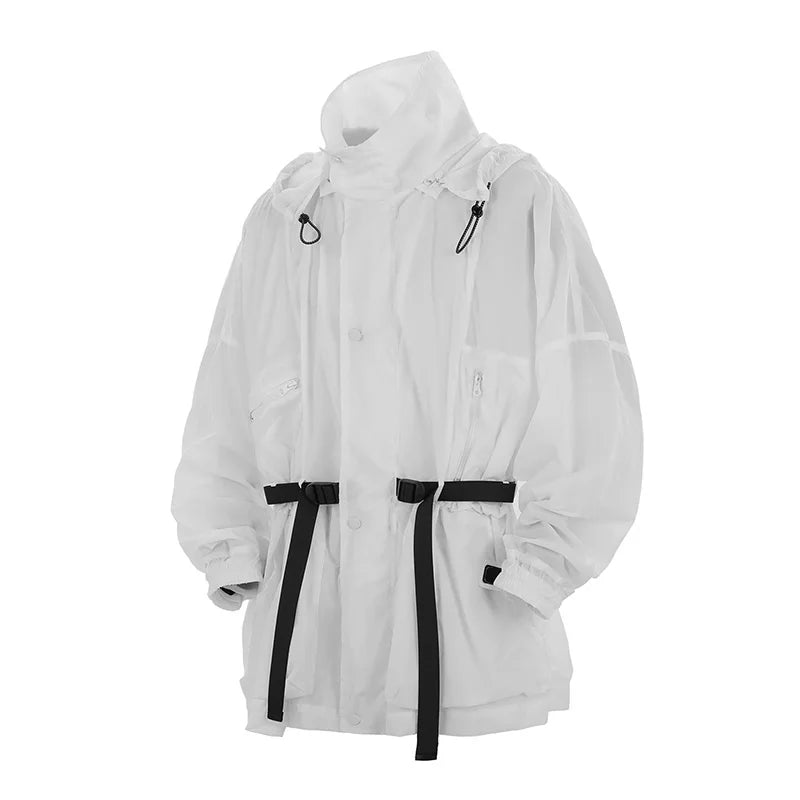 Shop and buy White streetwear jacket windbreaker