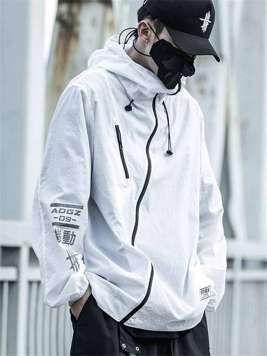 shop and buy Kurozaiku (黒細工) – Black Craft Windbreaker Jacket