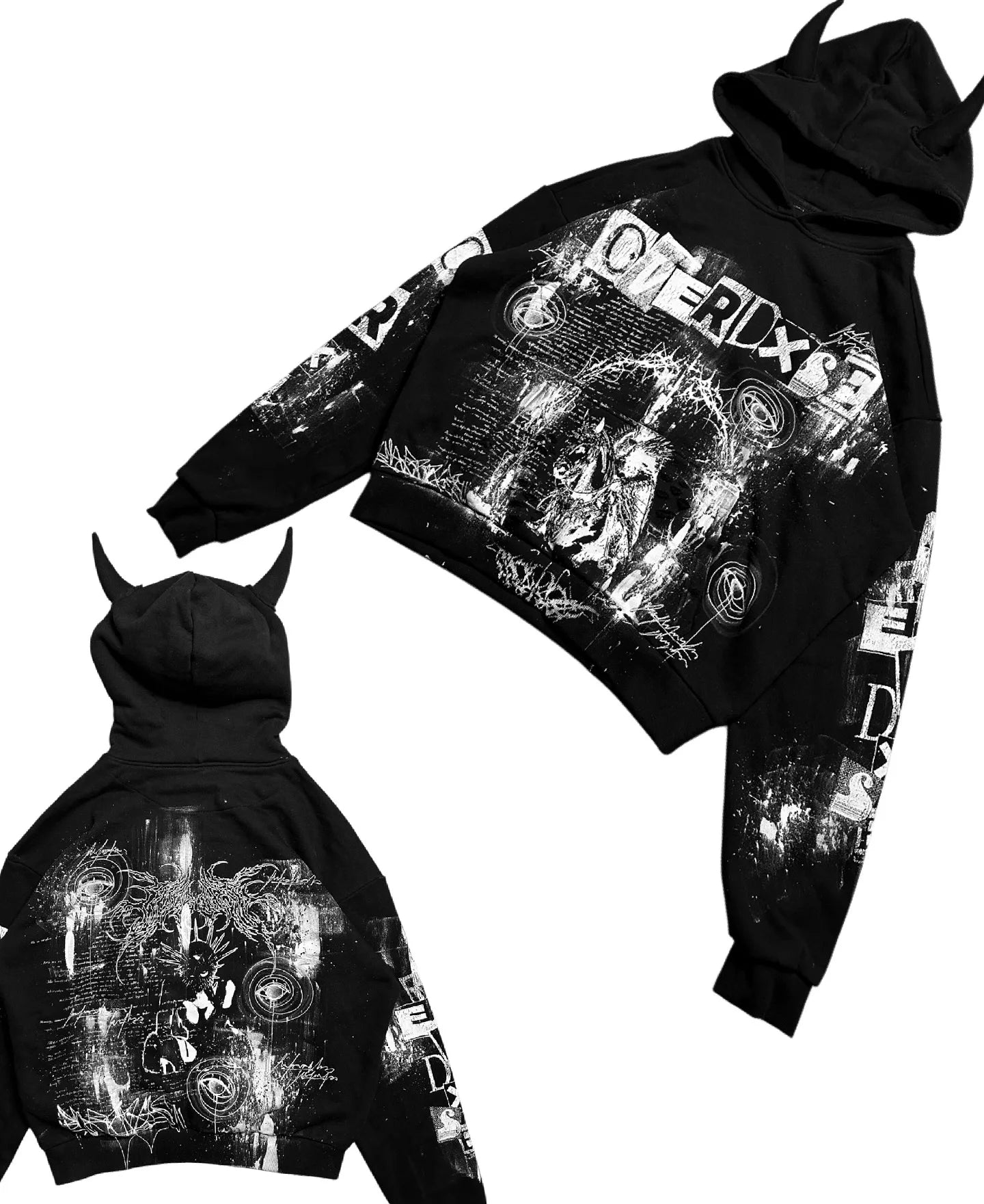 shop and buy hoodie with horns