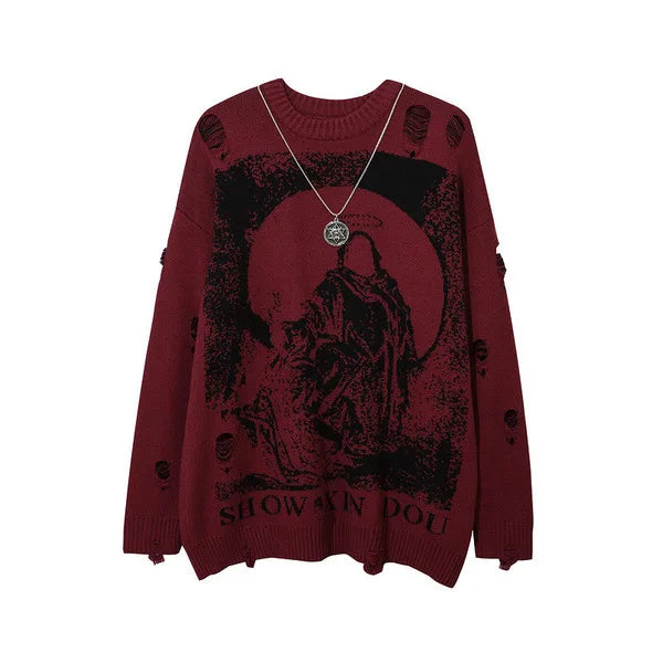 shop and buy Sanctum Decay Ripped Sweatshirt