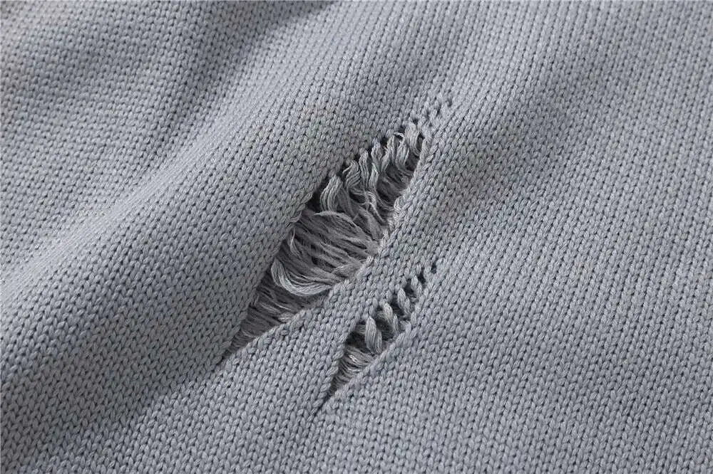 shop and buy Phantom Ash ripped Sweater