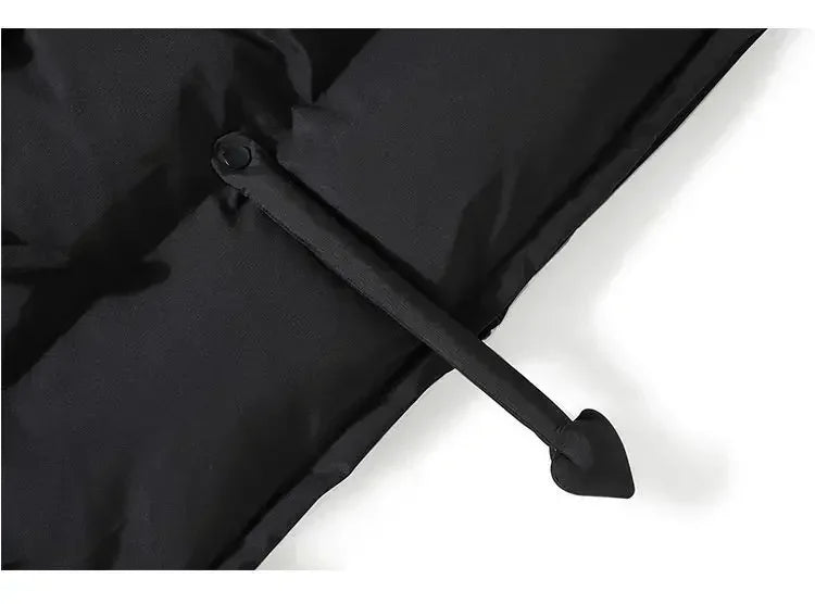 Akuma Draft" (悪魔ドラフト) horns Puffer Jacket