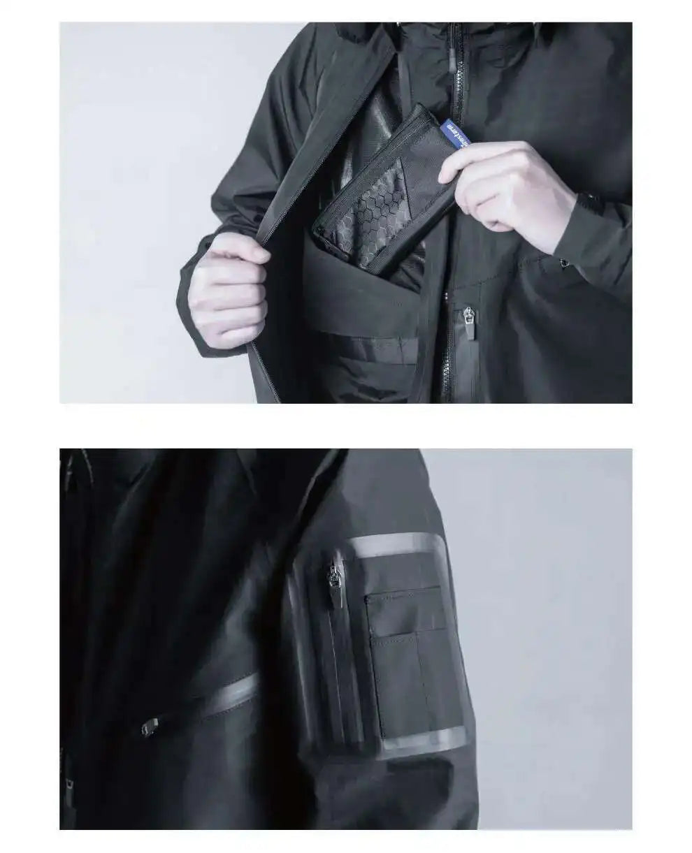 Shop and buy Black Tactical hooded Jacket