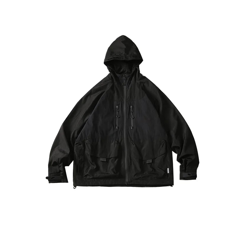 shop and buy japanese style streetwear jacket in black