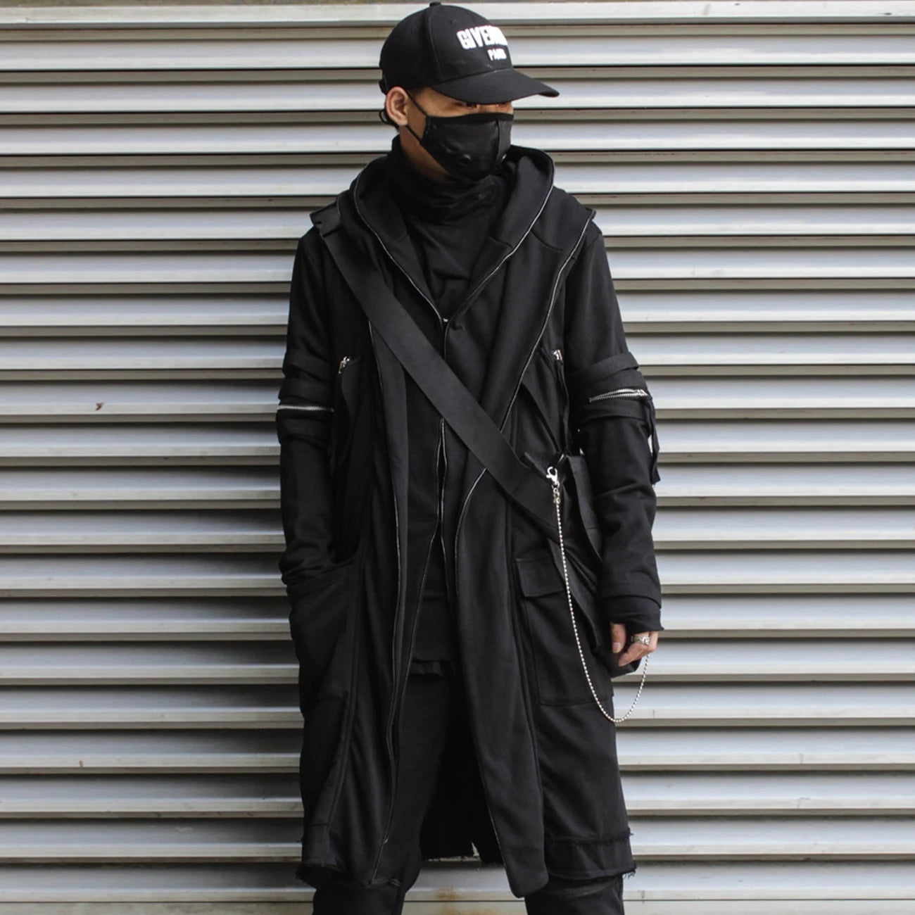 Shop and buy your dark style with this must-have techwear coat