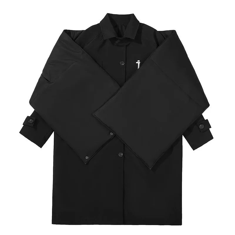 shop and buy techwear simple cape jacket