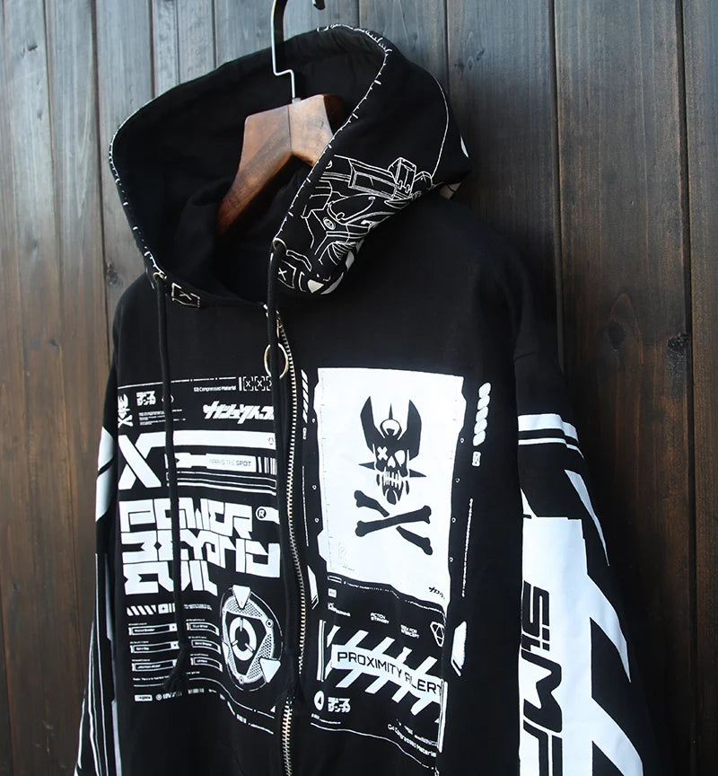 Shinjū Protocol 真銃プロトコル Cyperpunk Hoodie