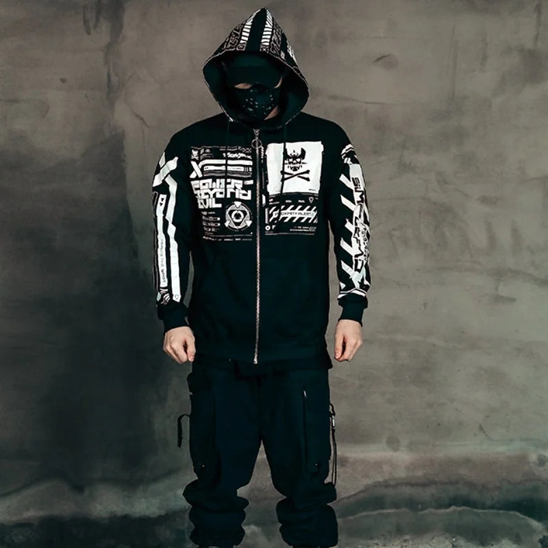 shop and buy Shinjū Protocol 真銃プロトコル Cyperpunk Hoodie