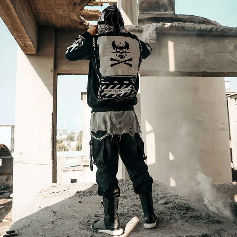 shop and buy Shinjū Protocol 真銃プロトコル Cyperpunk Hoodie