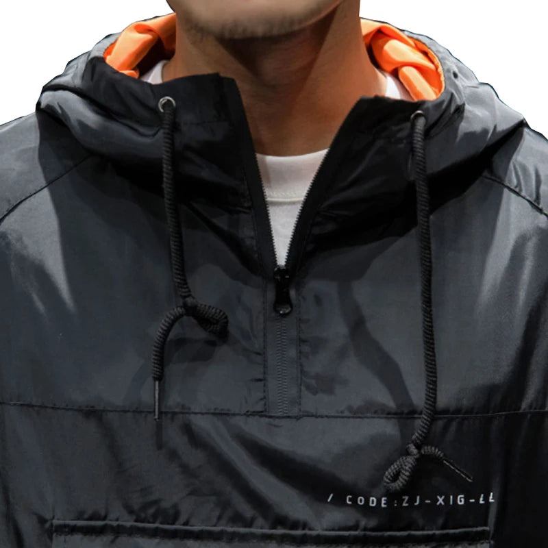 Shop and buy summer/winter Neon Fang Techwear Windbreaker with sidepocket