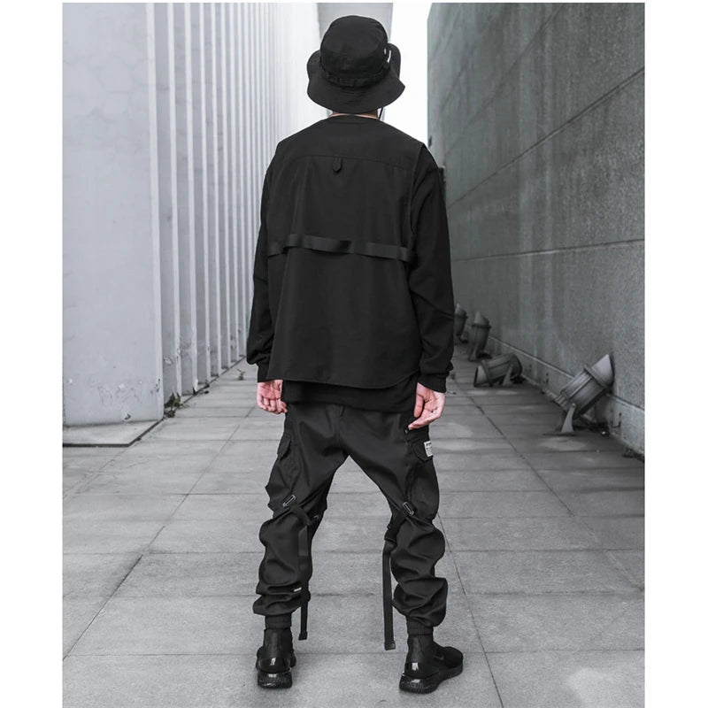 shop and buy Sleeveless Cargo Jacket Vest