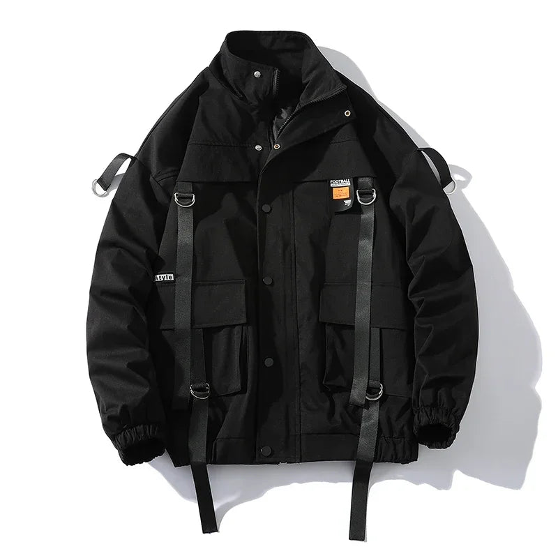 shop and buy urban techwear jacket in black