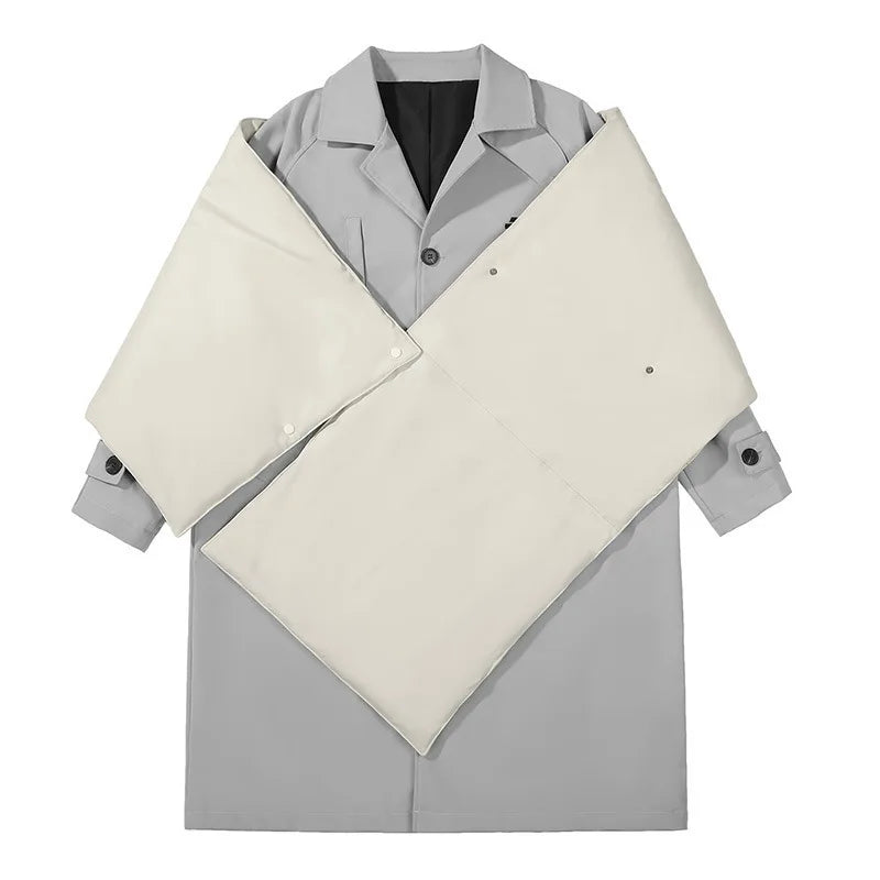 shop and buy techwear simple cape jacket