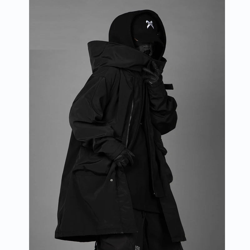 shop and buy longline techwear jacket