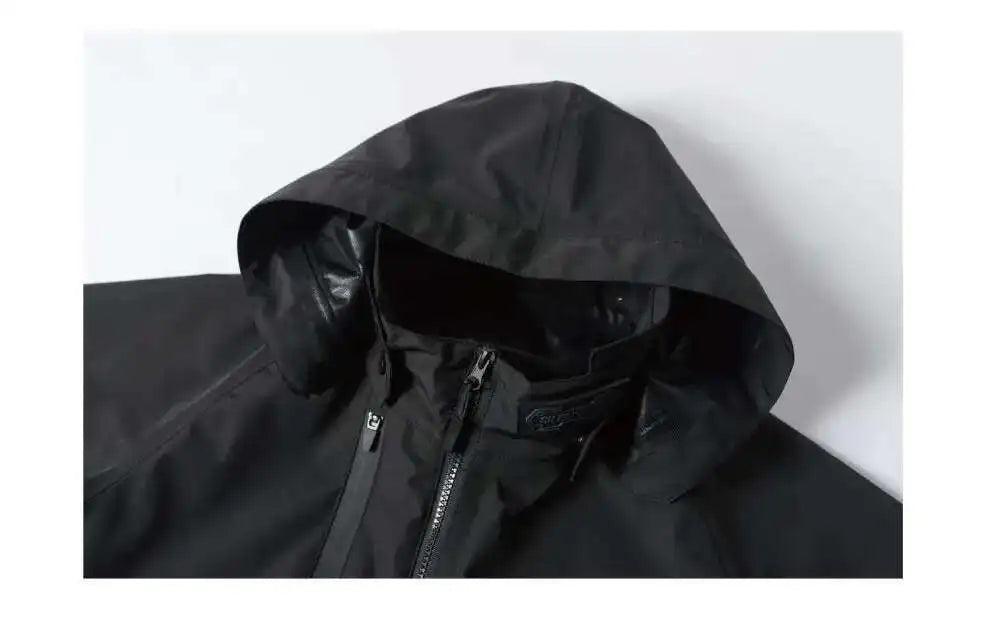 Shop and buy Black Tactical hooded Jacket