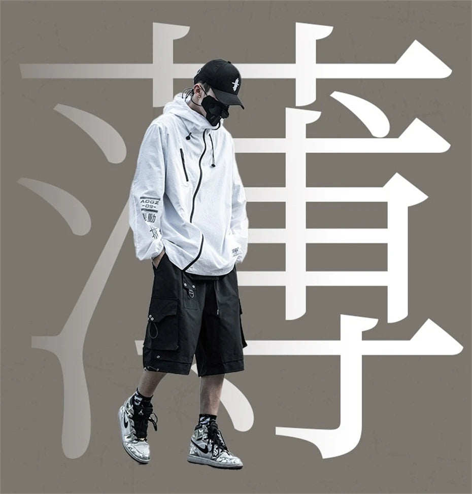 shop and buy Kurozaiku (黒細工) – Black Craft Windbreaker Jacket