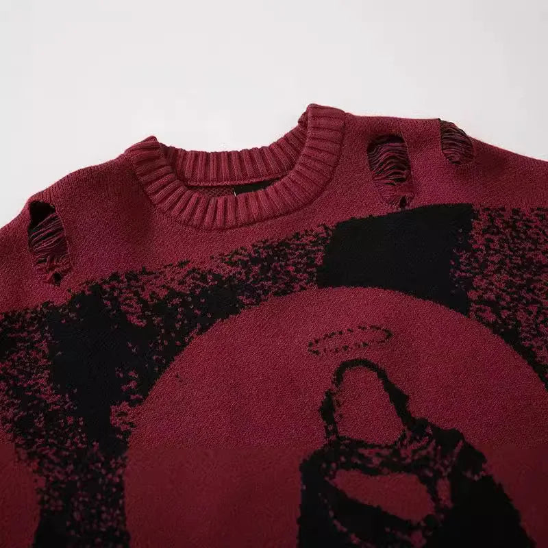 shop and buy Sanctum Decay Ripped Sweatshirt