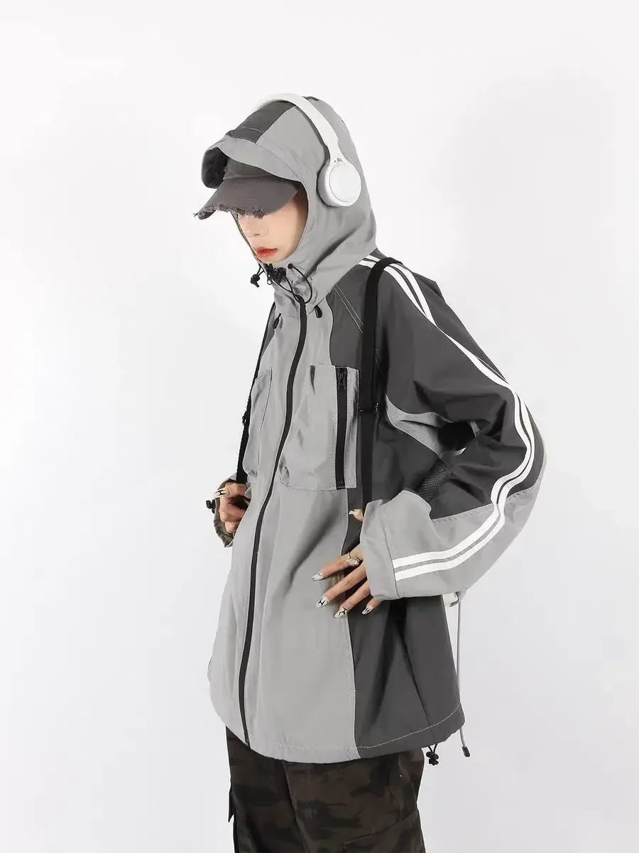 shop and buy womens winter/spring Tenshi Void (天使ヴォイド) Techwear Jacket in white