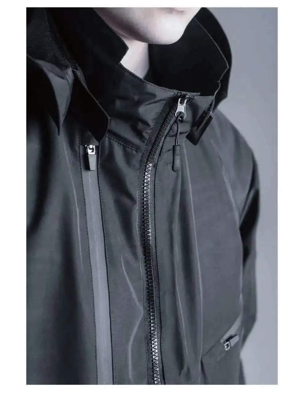 Shop and buy Black Tactical hooded Jacket