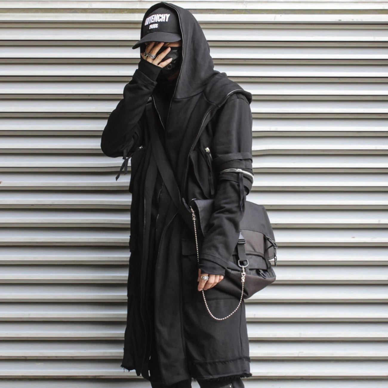 Shop and buy your dark style with this must-have techwear coat
