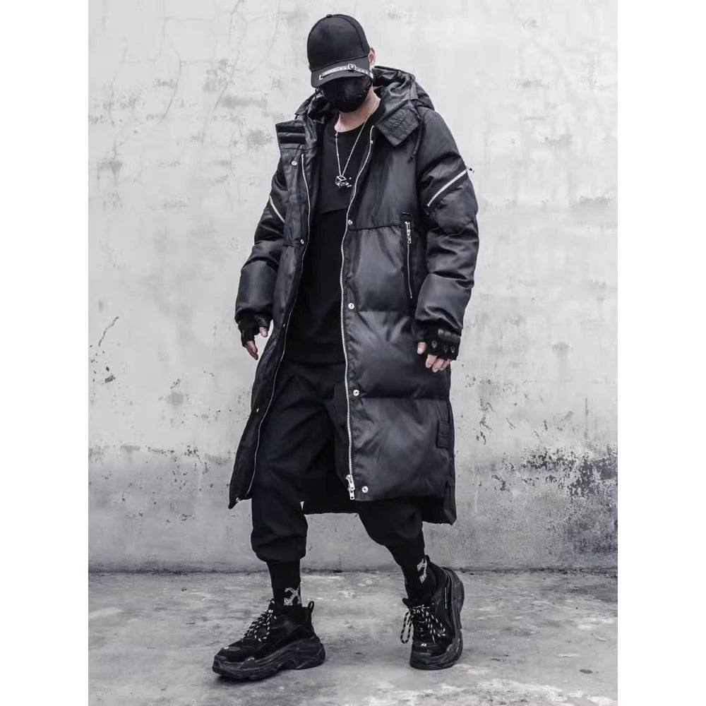 shop and buy Shin'en (深淵) – The Abyss Tactical Longline Puffer Jacket