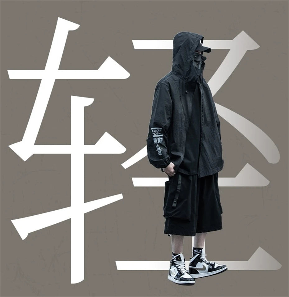 shop and buy Kurozaiku (黒細工) – Black Craft Windbreaker Jacket