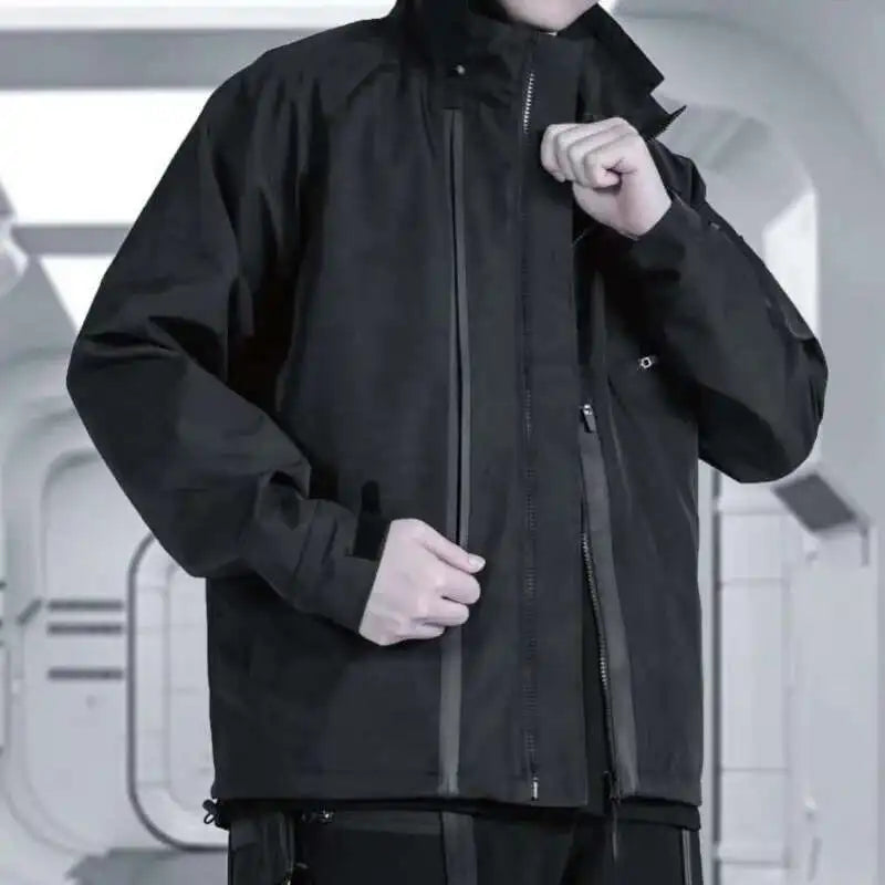 Shop and buy Black Tactical hooded Jacket
