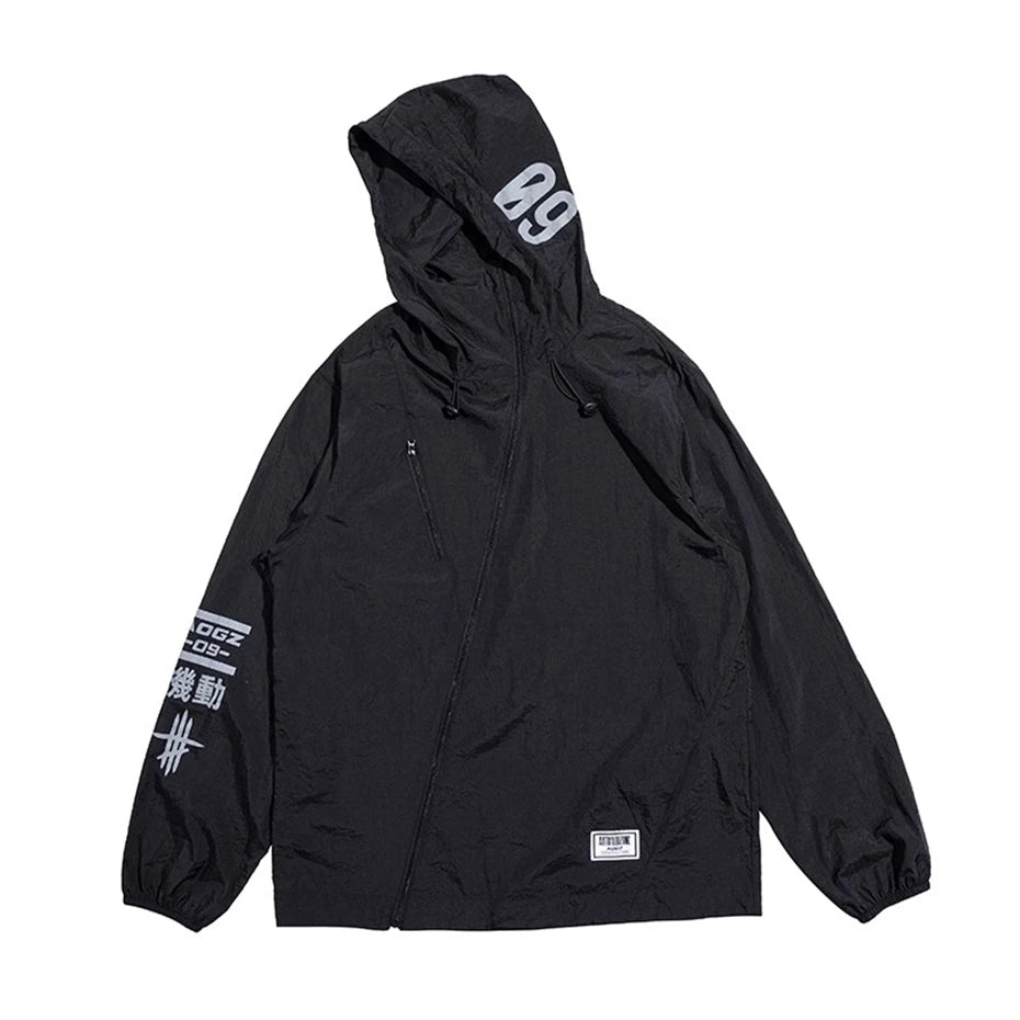 shop and buy Kurozaiku (黒細工) – Black Craft Windbreaker Jacket