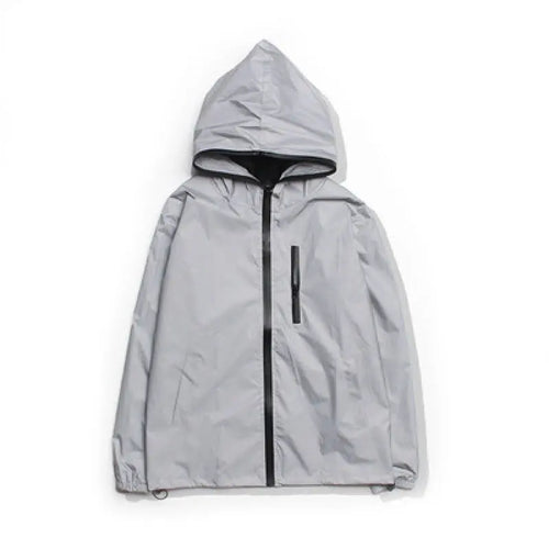 shop and buy reflective streetwear jacket windbreaker