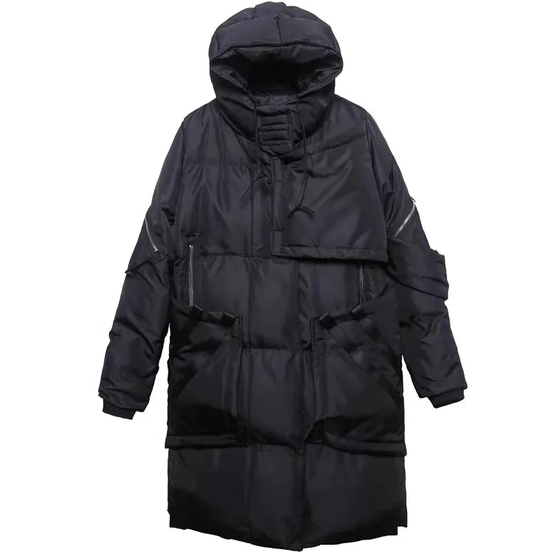 shop and buy Shin'en (深淵) – The Abyss Tactical Longline Puffer Jacket