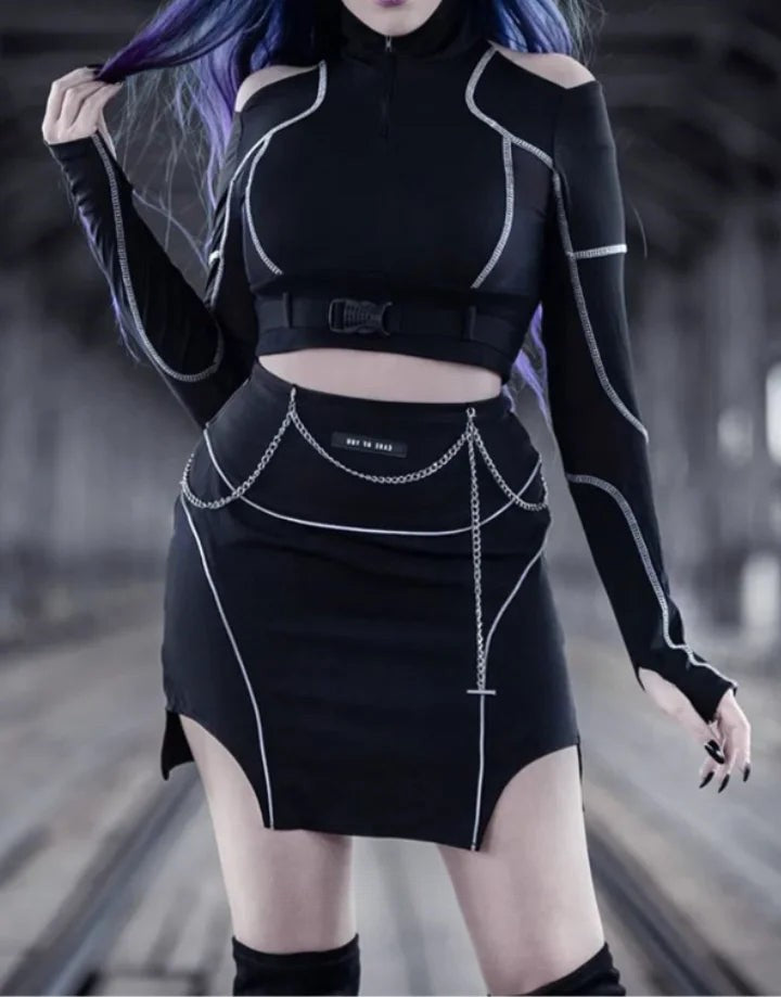 shop and buy Black Lotus Techwear Vest for Women