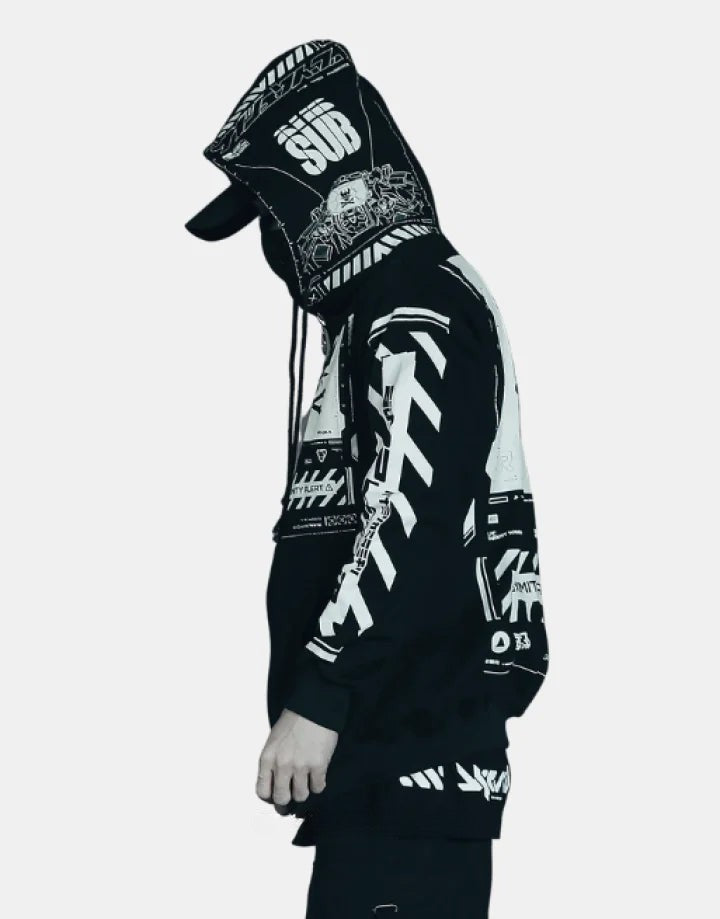 shop and buy Shinjū Protocol 真銃プロトコル Cyperpunk Hoodie