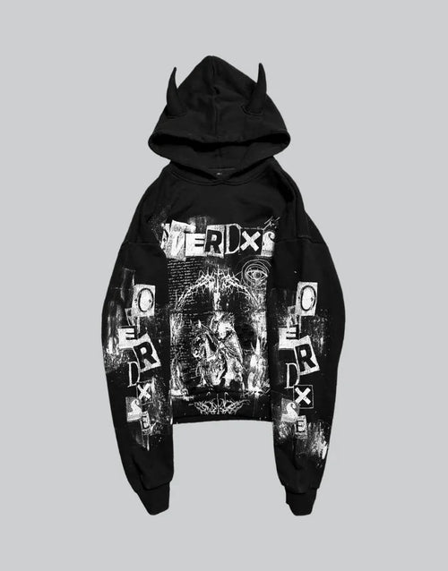 shop and buy hoodie with horns